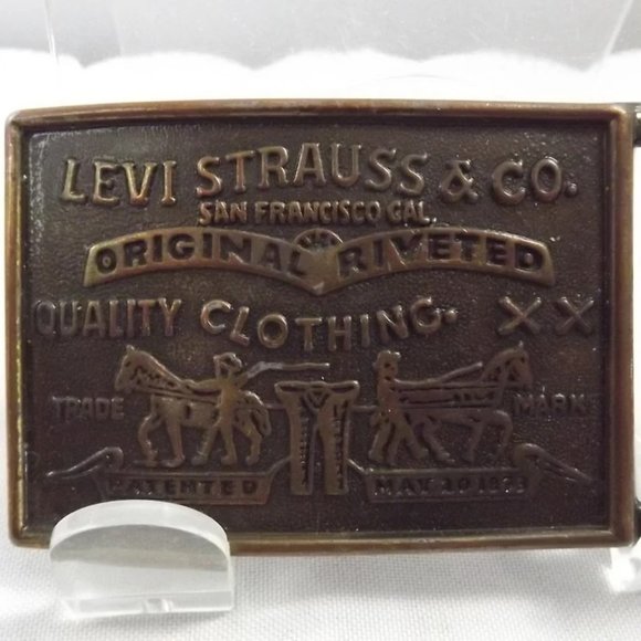 Levi Strauss & Co. Advertising Belt Buckle - Picture 3 of 8
